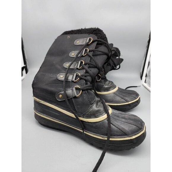 Womens Arctic Ridge Black Lace up Snow Boots women's 9 - Picture 1 of 8